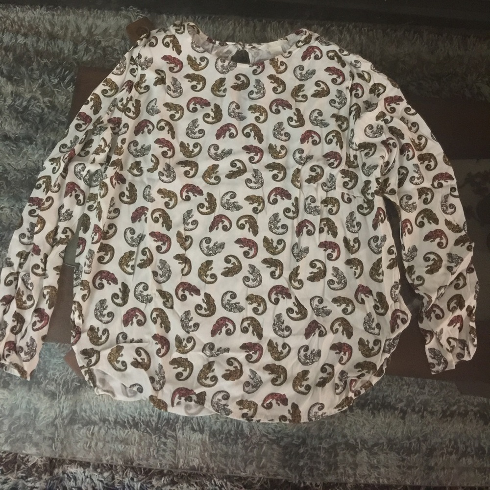 H&M paisley blouse